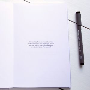 Free and Fearless - Hardcover Journal