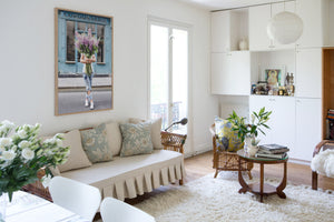 I Saw You Standing There - Carla Coulson Limited Edition Fine Art Print, floral art print, delphinium, flower photography, interior decor