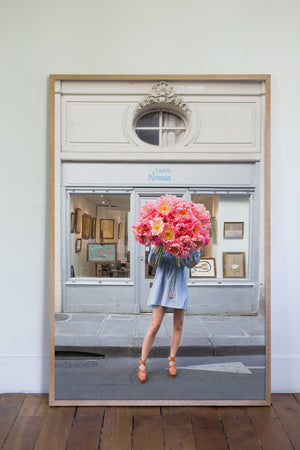 In Bloom - Carla Coulson Limited Edition Fine Art Print, peonies, floral art print, flower photography