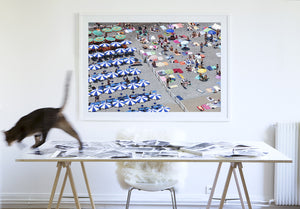 Positano Beach Two Sides To The Story - Carla Coulson Limited Edition Fine Art Print, travel photography, Italy, beaches, beach photography