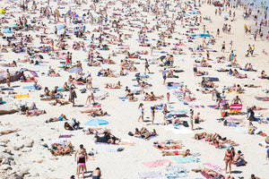 Bondi Body to Body - Carla Coulson Limited Edition Fine Art Print, travel photography, Australia, Sydney, Bondi beach, beaches, beach photography