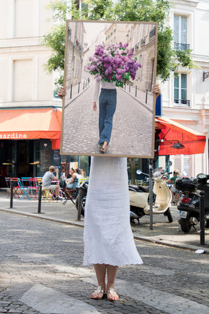 On My Way - Carla Coulson Limited Edition Fine Art Print, lilacs, flower photography, flower art, interior decor