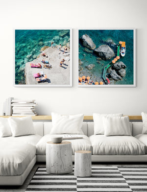 Santa Croce Beach Orange Pop - Square