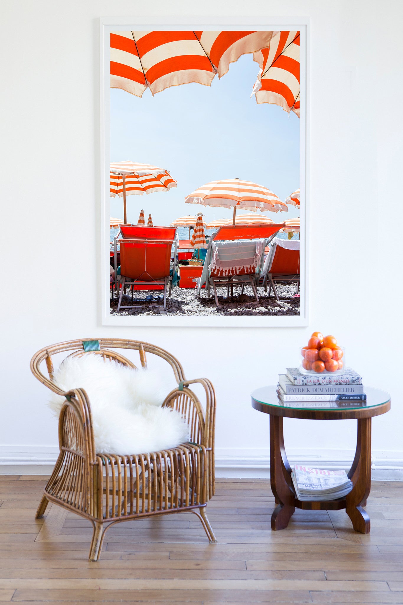 Arienzo Beach Lunchtime Calm - Carla Coulson Limited Edition Fine Art Print, beaches, travel photography, Italy, beach photography, interior design