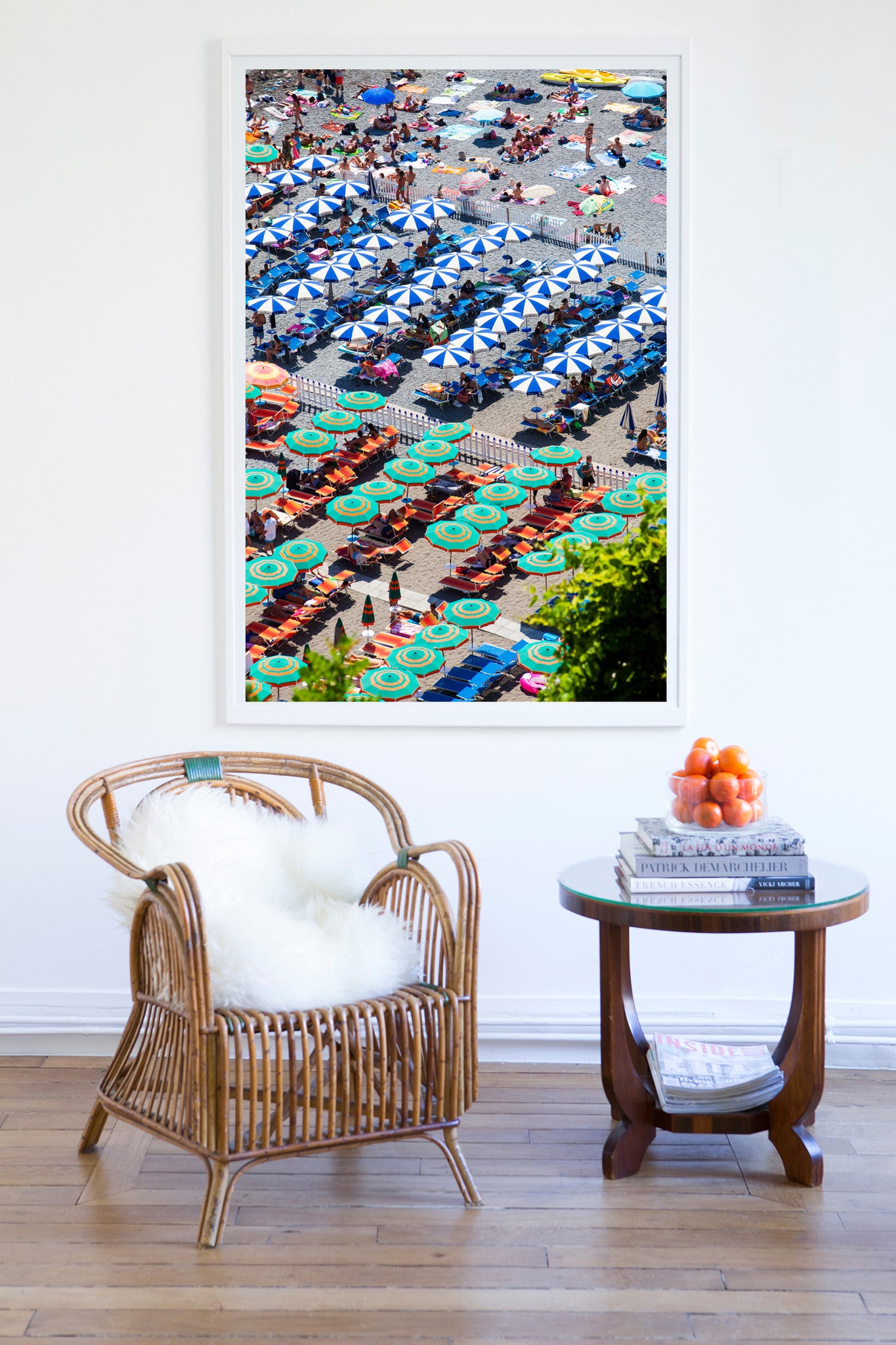 Positano Beach Umbrellas - Carla Coulson Limited Edition Fine Art Print, beaches, travel photography, Italy, beach photography, interior design