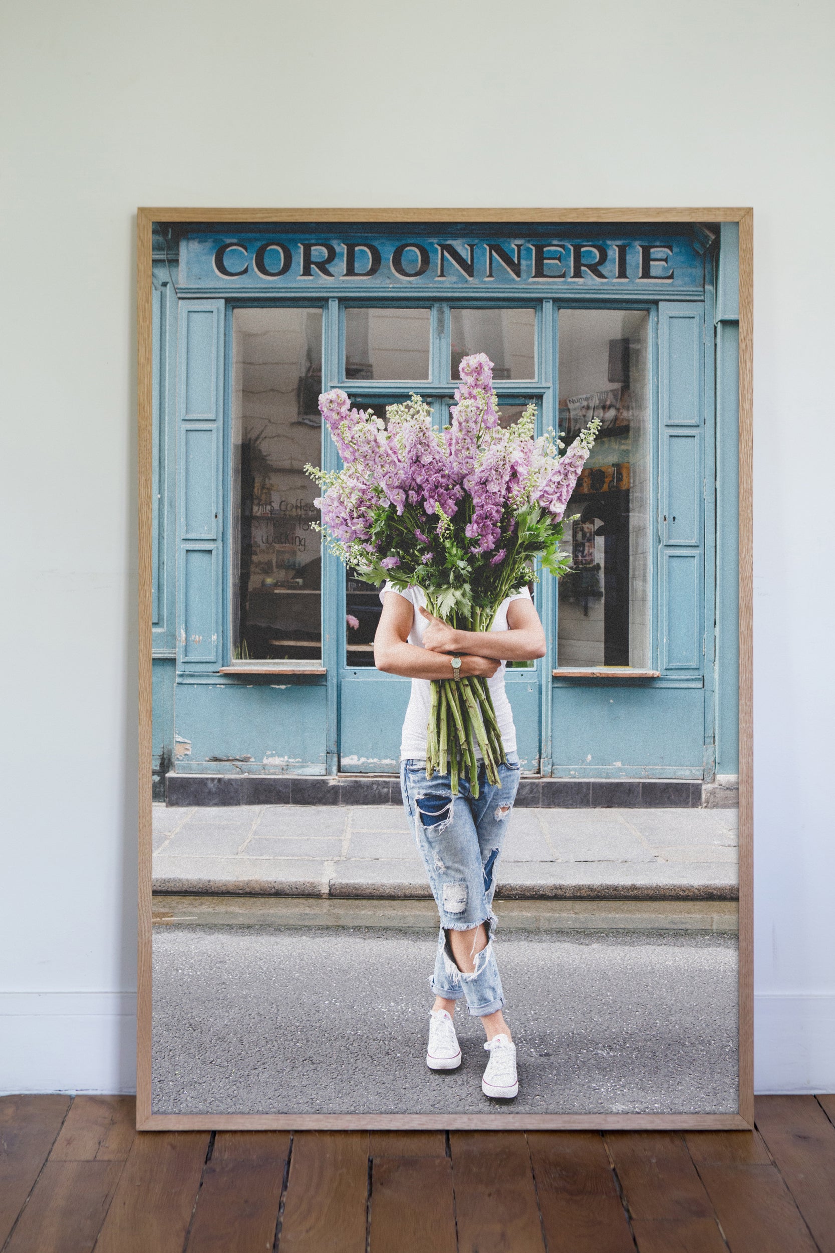 I Saw You Standing There - Carla Coulson Limited Edition Fine Art Print, floral art print, flower photography, interior decor, delphinium