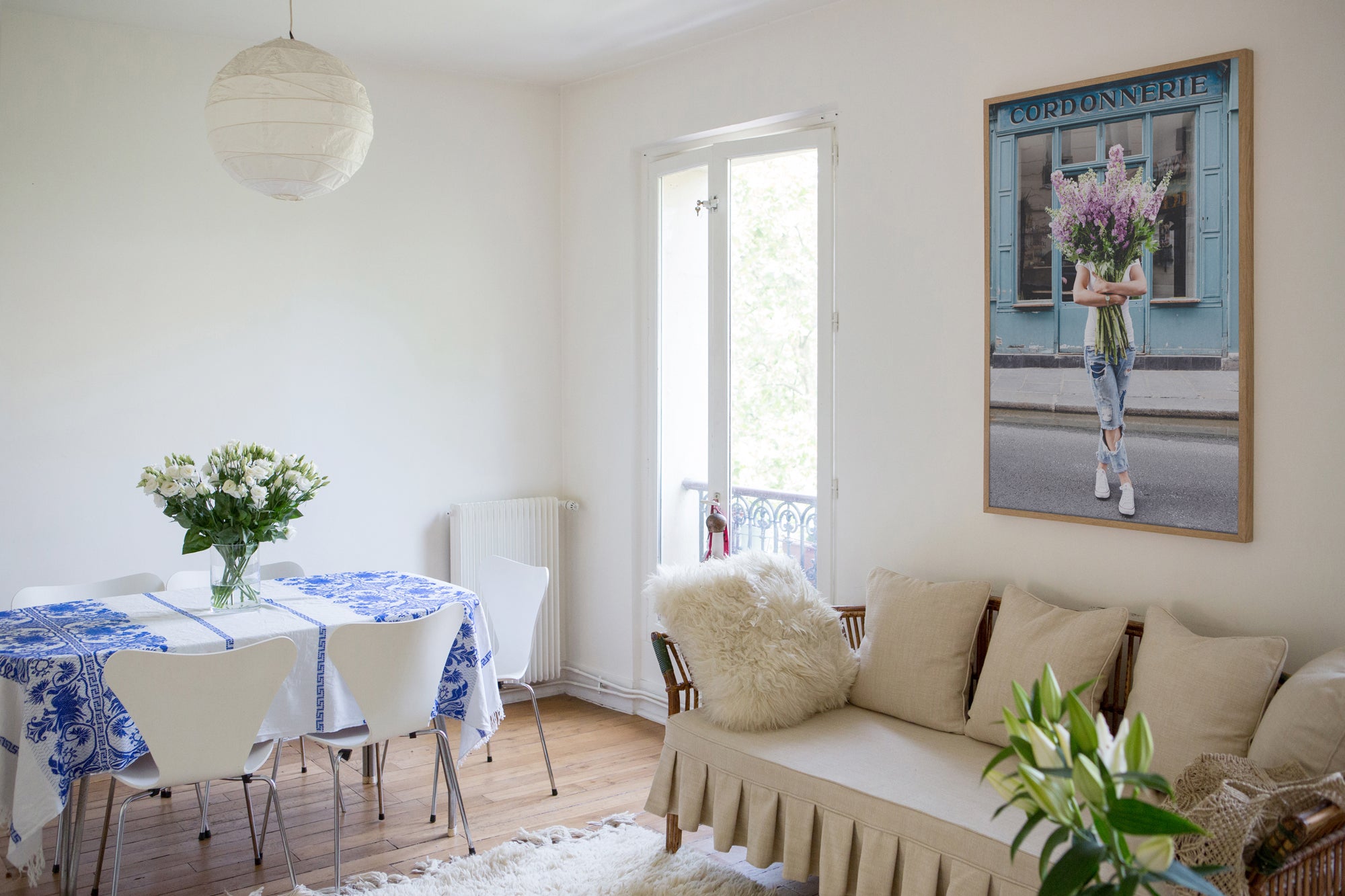 I Saw You Standing There - Carla Coulson Limited Edition Fine Art Print, floral art print, delphinium, flower photography, interior decor