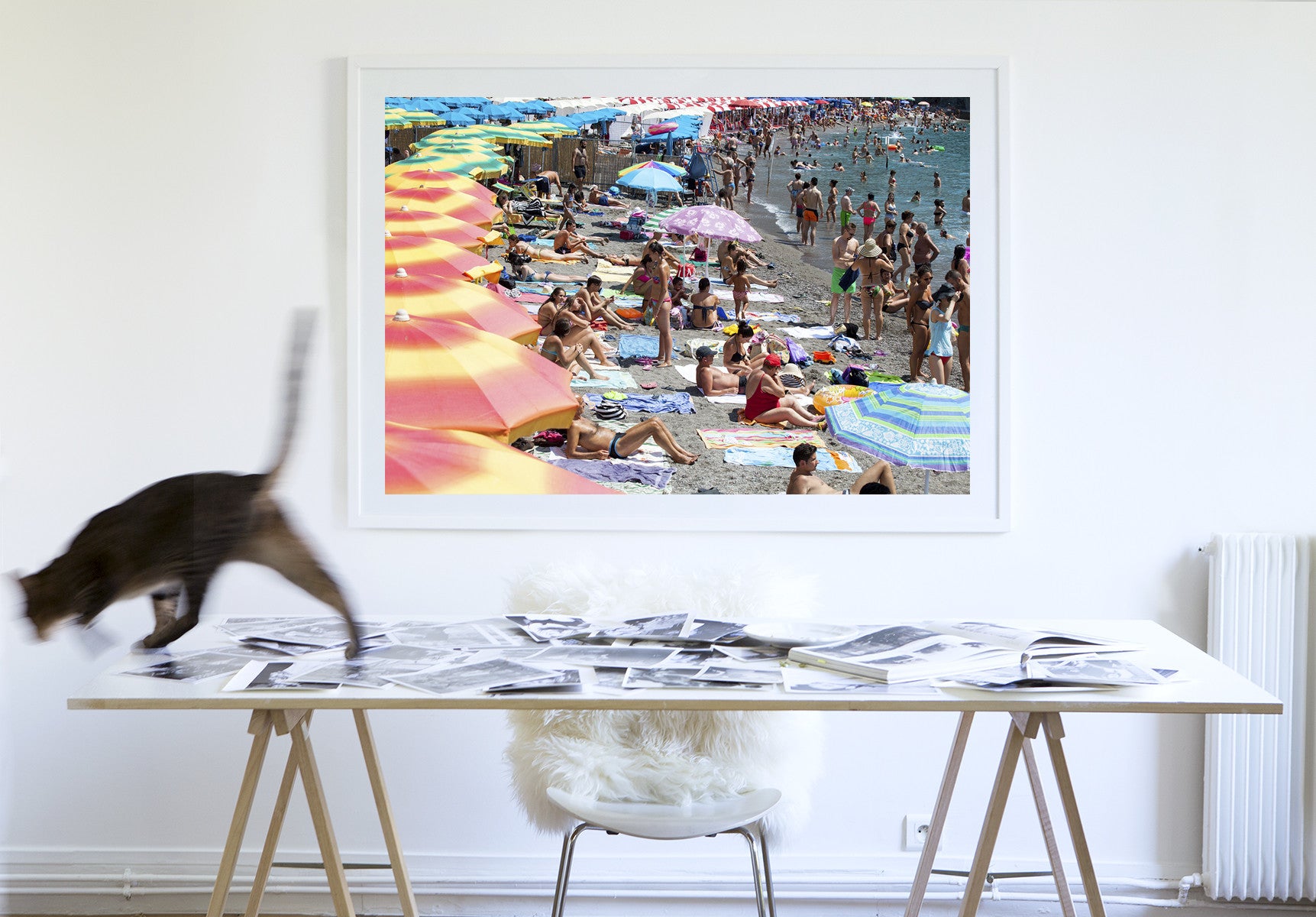 Amalfi Body to Body - Carla Coulson Limited Edition Fine Art Print, travel photography, Italy, beaches, beach photography, interior design
