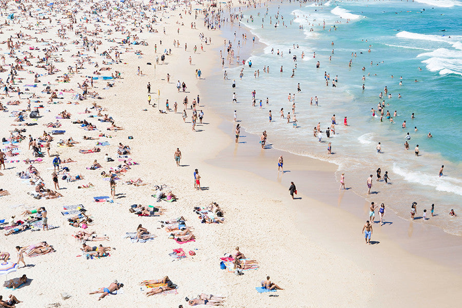 Bondi Water Jungle 2 - Carla Coulson Limited Edition Fine Art Print, travel photography, Australia, Sydney, Bondi beach, beaches, beach photography