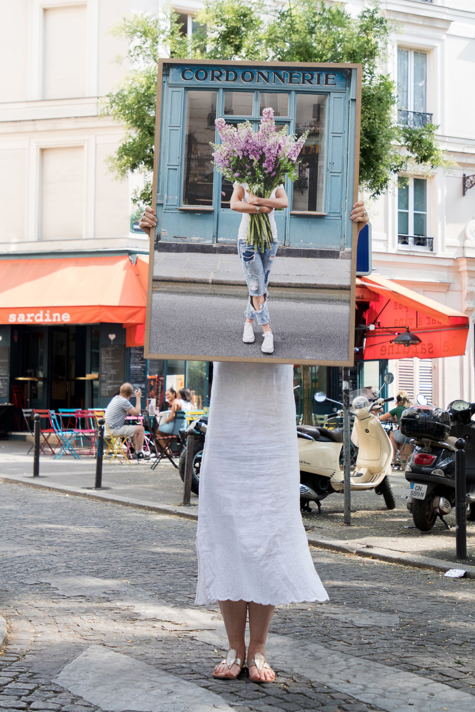 I Saw You Standing There - Carla Coulson Limited Edition Fine Art Print, delphinium, floral art print, flower photography