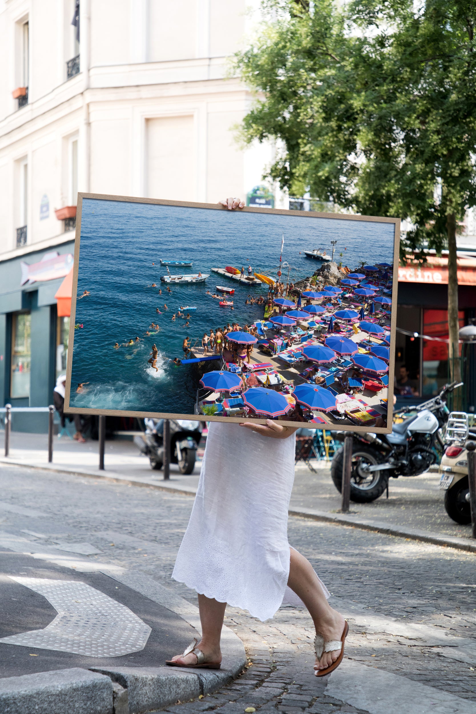 Beach Cowboy - Carla Coulson Limited Edition Fine Art Print, travel photography, Italy, beaches, beach photography