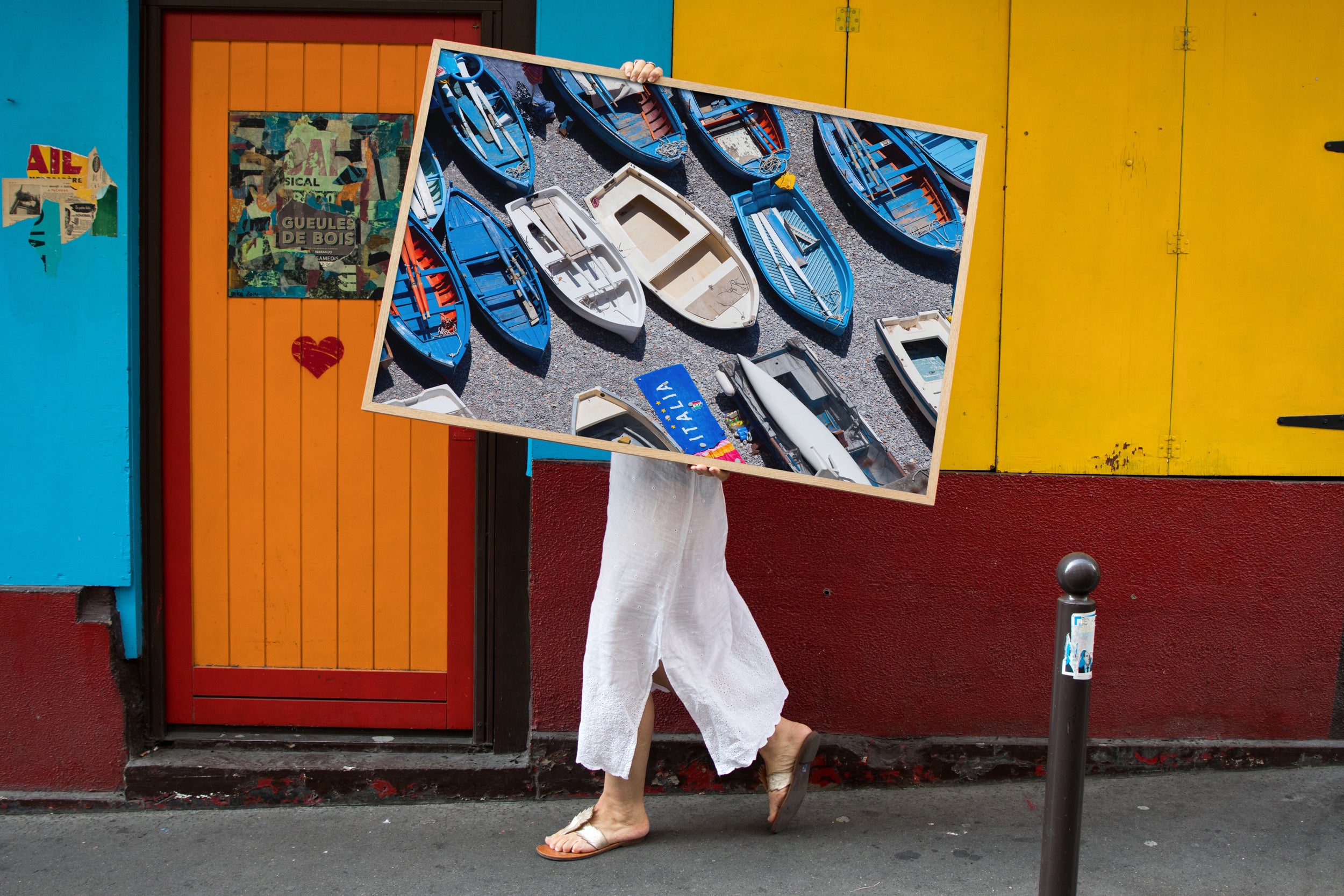 Boats Praiano - Carla Coulson Limited Edition Fine Art Print, travel photography, Italy, beaches, beach photography